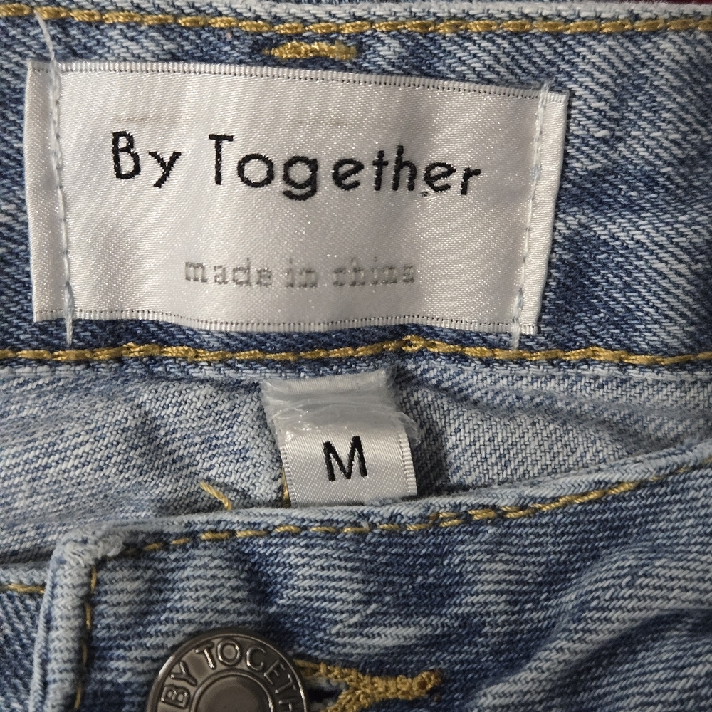 By Together Sz M / Medium Wash / High Wasted Jean… - image 6